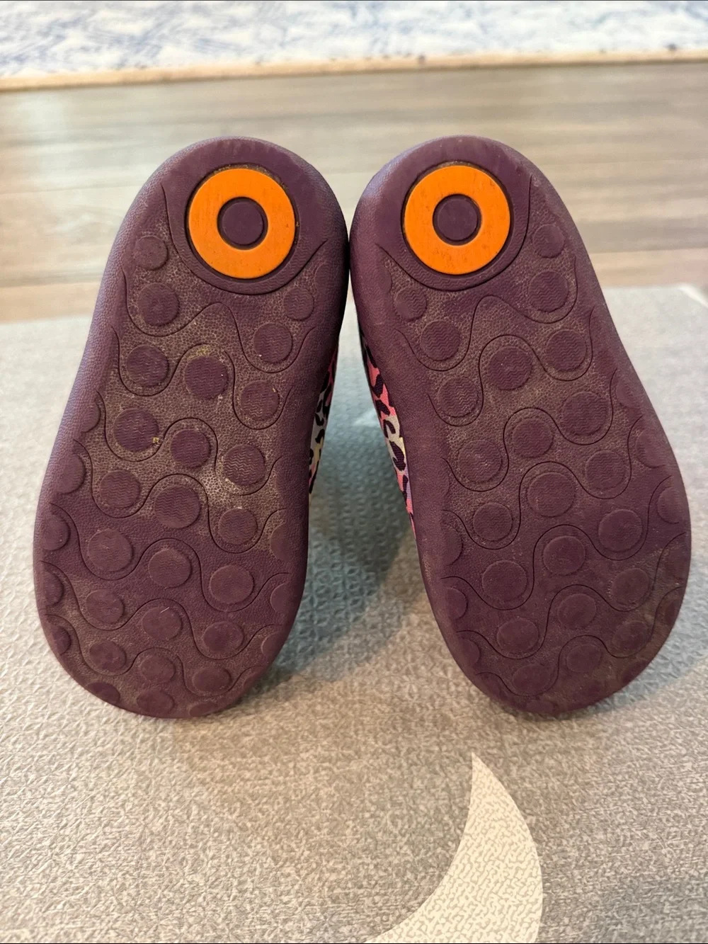 Bogs Kids Purple Multicolor Leopard Rain & Snow Boots